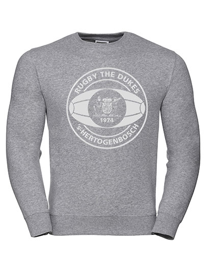 Heavy-sweater-men-grey-mesh-Dukes-logo-groot